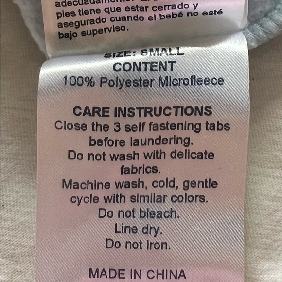 Baby Cream SwaddleMe Sack Boy or Girl Fleece - Picture 5 of 5